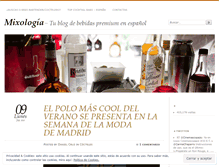 Tablet Screenshot of mixologiablog.com